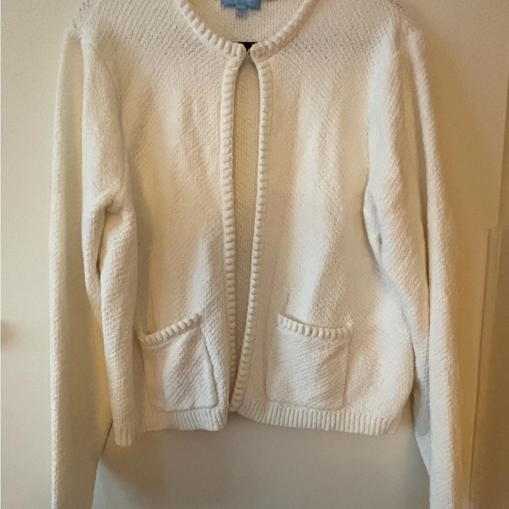 Draper James Ivory Knit Cardigan - Picture 5 of 5